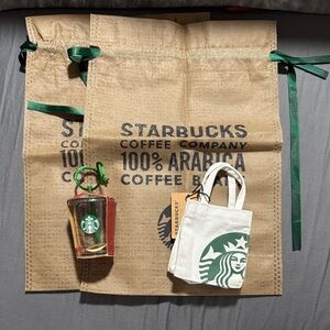 Starbucks Coffee Bags & 2014 ornament